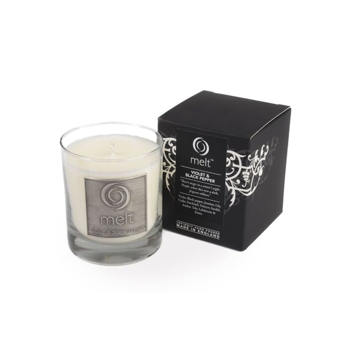 Melt - Violet & Black Pepper - Luxury Glass